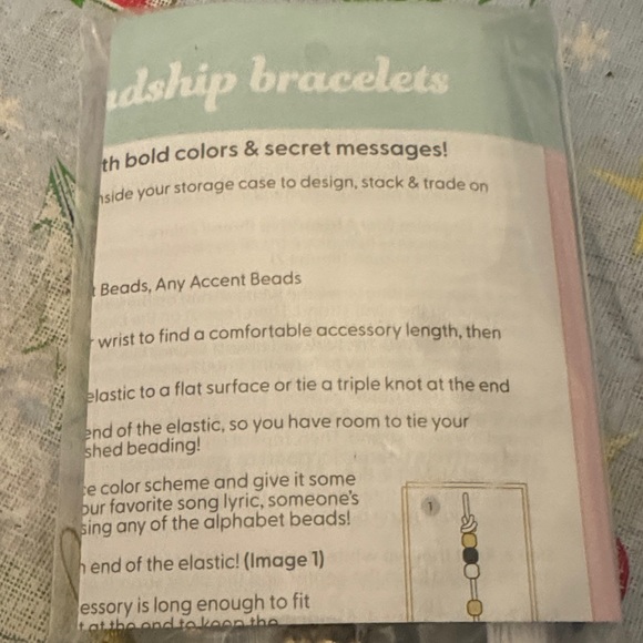 unbranded Other - Colorful Bead Bracelet Kit for Kids